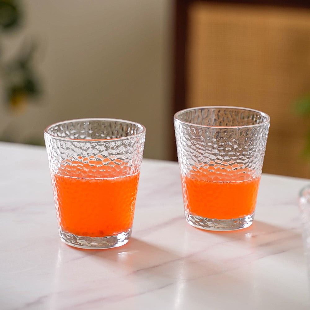 Juice Glasses - Buy Water Glasses Set Of 6 Online in India | Nestasia