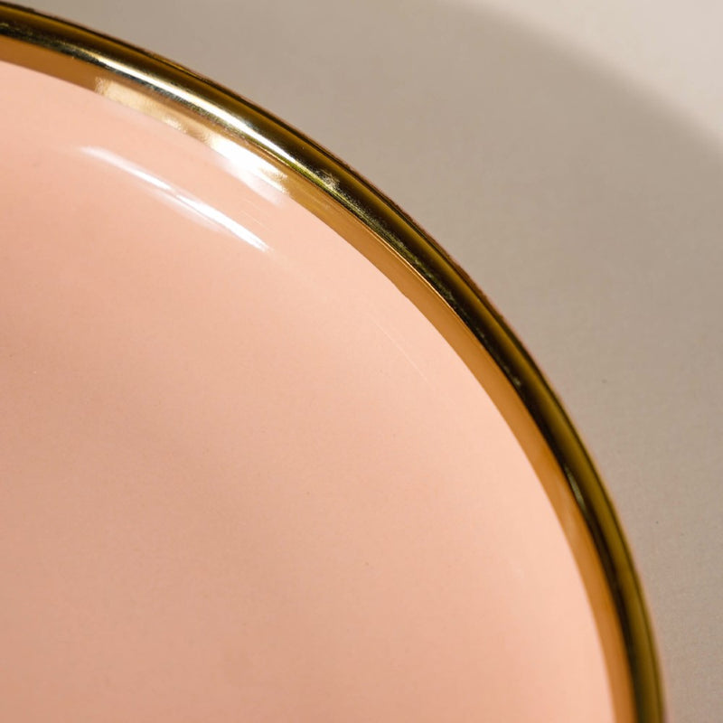 Pink Snack Plate - Serving plate, snack plate, dessert plate | Plates for dining & home decor