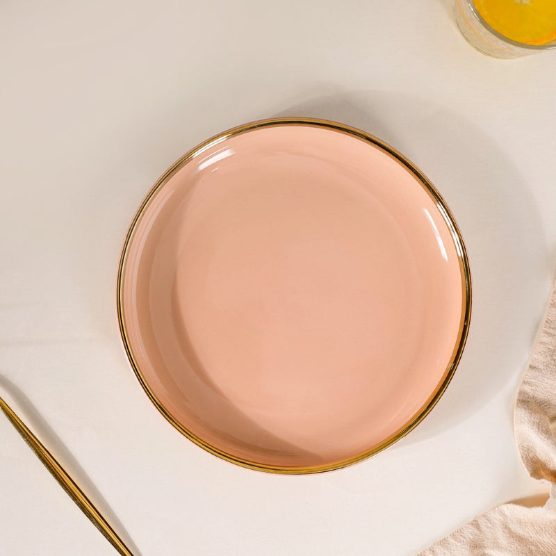 Pink Snack Plate - Serving plate, snack plate, dessert plate | Plates for dining & home decor