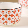 Ceramic Office Lunch Box Set Of 2 Red