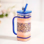 Sapphire Sipper With Straw Set Of 2 In Gift Box