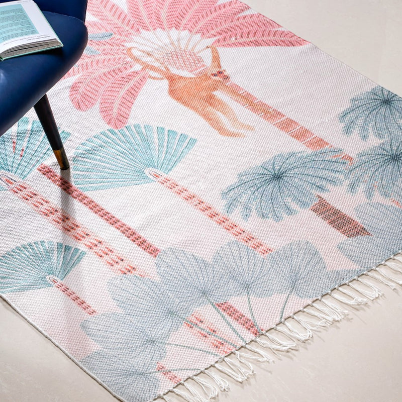 Tropical Paradise Living Room Carpet