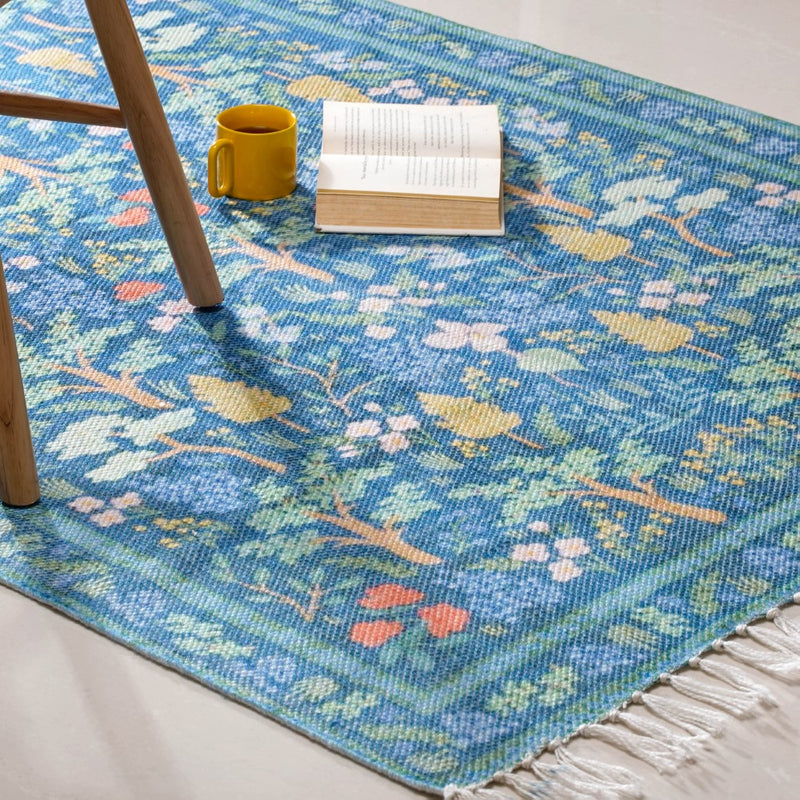 Forest Foliage Traditional Floor Carpet