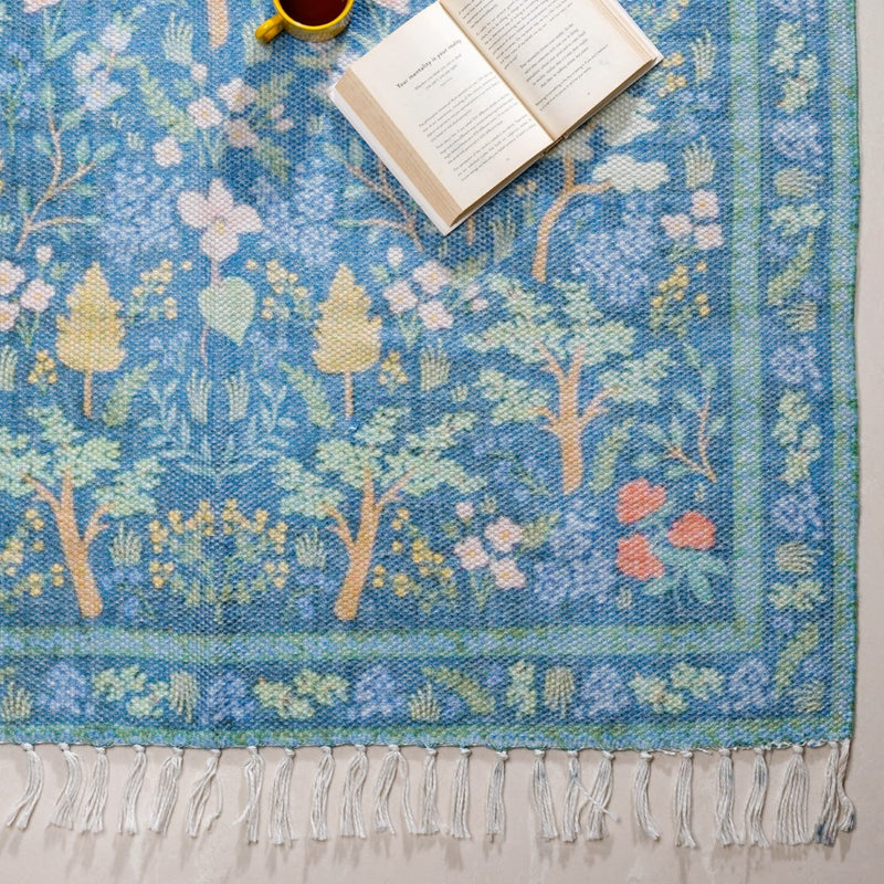 Forest Foliage Traditional Floor Carpet