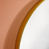 Living Room Oval Mirror Gold Large