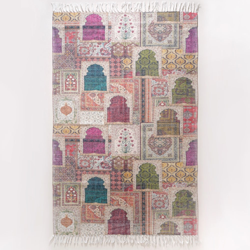 Vintage Window Area Rug For Living Room