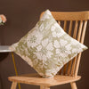 Blossom 100% Cotton Sofa Cushion Cover Green 16x16 Inch