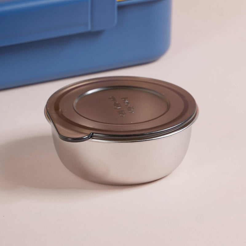 Blue insulated stainless steel tiffin box Online Premium Lunch