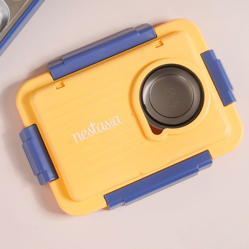 Insulated Stainless Steel Tiffin Box Blue