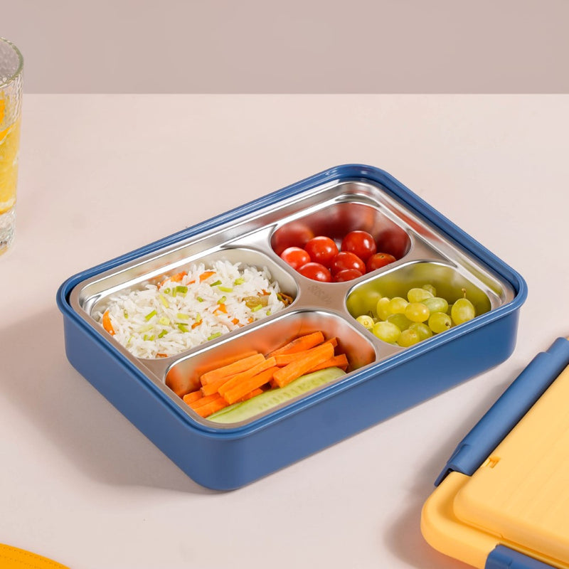 Insulated Stainless Steel Tiffin Box Blue