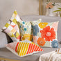 Handwoven Cotton Cushion Cover Set of 4 16x16 Inch