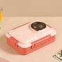 Insulated Bento Lunch Box With Compartment Pink