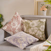 Blossom Embroidered Cotton Cushion Cover Set of 3 16x16 Inch