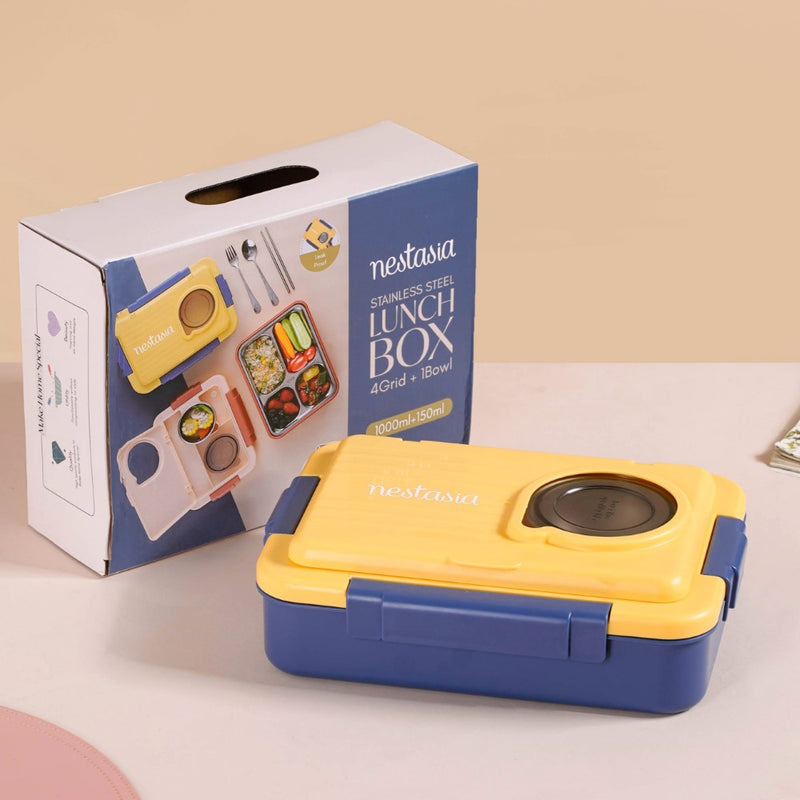 Insulated Stainless Steel Tiffin Box Blue