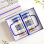 Sapphire Sipper With Straw Set Of 2 In Gift Box