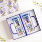 Botanical Glass Sipper With Straw Set Of 2 In Gift Box