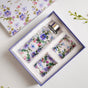Wildflower Glass Bottle And Tumbler Gift Set Of 3