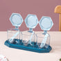 Spice Containers With Spoons Set Of 3 Blue