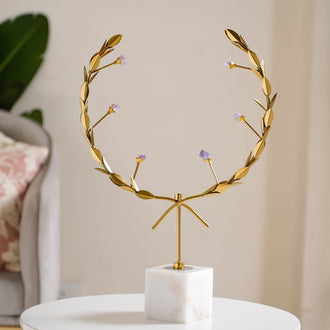 Laurel Wreath Decor Showpiece