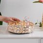 Opulent Circle Mirror Tray Small