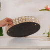 Opulent Circle Mirror Tray Large