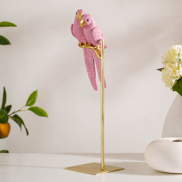 Birds Showpiece Pink - Showpiece | Home decor item | Room decoration item