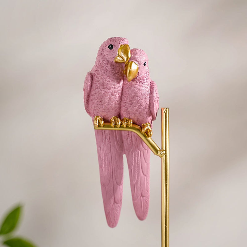 Birds Showpiece Pink - Showpiece | Home decor item | Room decoration item