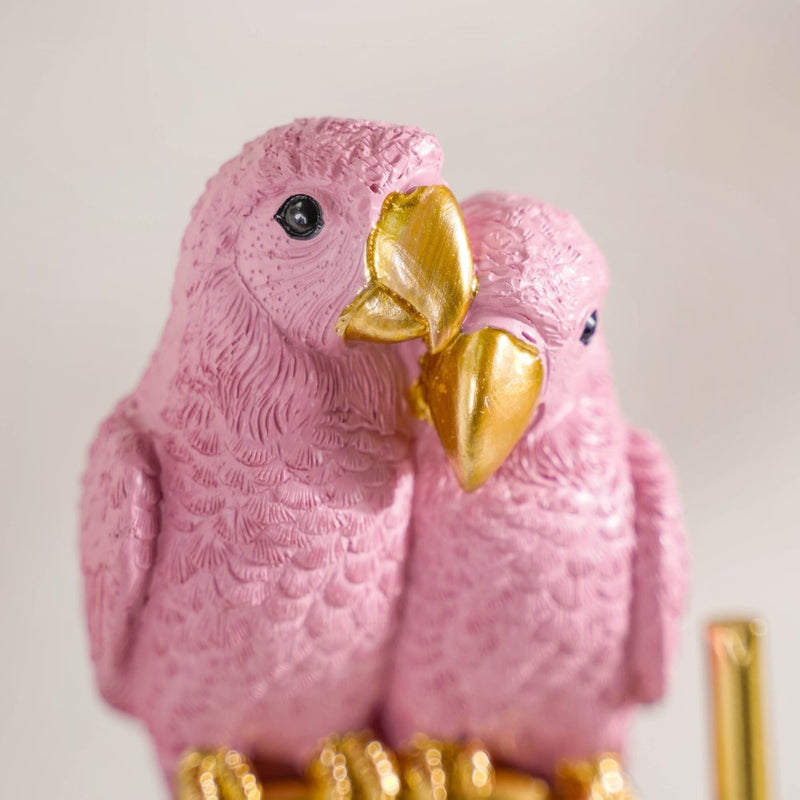 Birds Showpiece Pink - Showpiece | Home decor item | Room decoration item