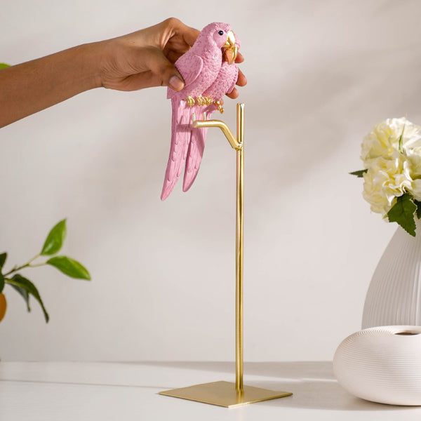 Birds Showpiece Pink - Showpiece | Home decor item | Room decoration item