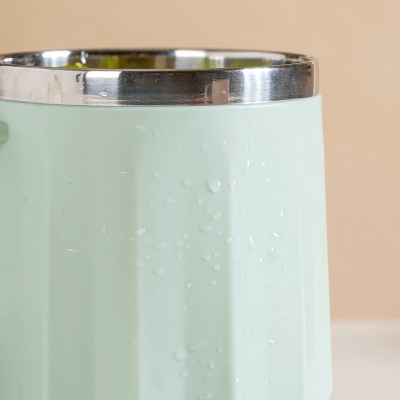 Portable Travel Coffee Mug With Lid Mint 400ml - Travel mug, travel coffee mug, coffee mug with lid, tea mug, insulated mug, portable coffee mug