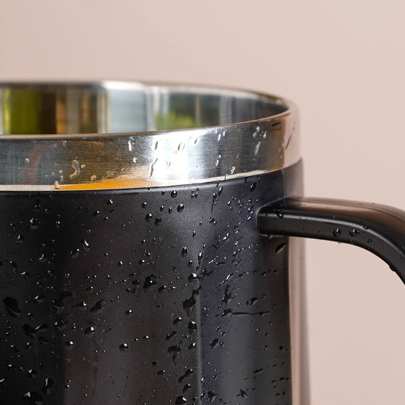 Travel Mug For Tea & Coffee Black 400ml - Travel mug, travel coffee mug, coffee mug, coffee mug with lid