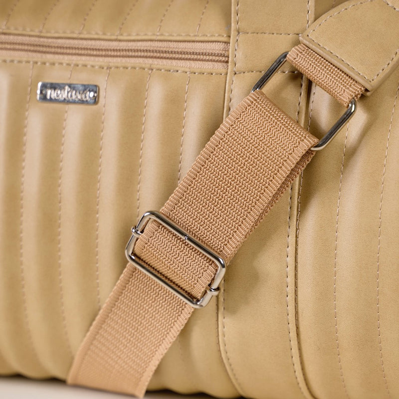 Jet-Setter Travel Duffel Bag Beige Set Of 2