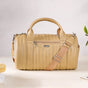 Jet-Setter Travel Duffel Bag Beige Small 14x11 Inch