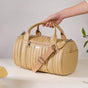 Jet-Setter Travel Duffel Bag Beige Small 14x11 Inch