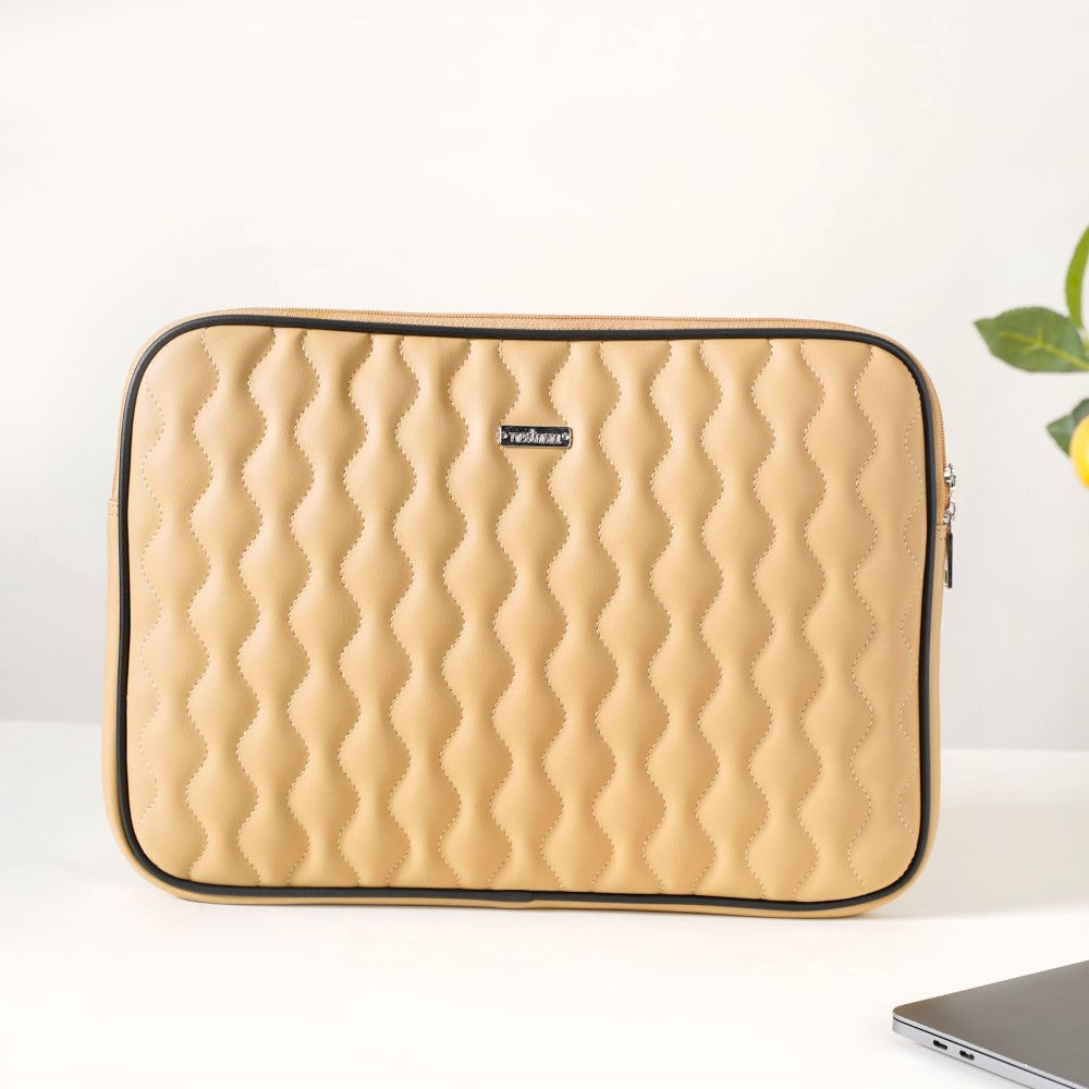 Multi Functional Water Resistant Laptop Sleeve Beige Online