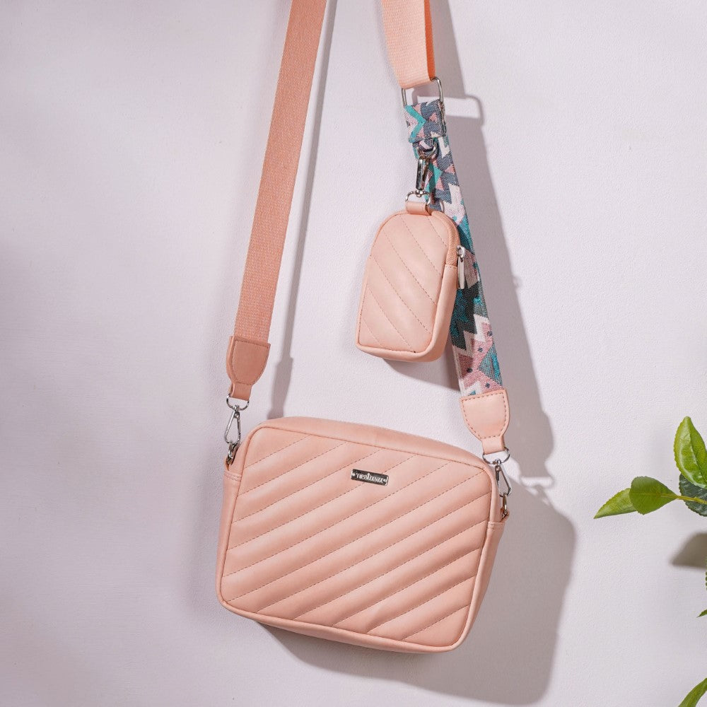 NWT hotsell Crossi Blush Pink satche & crossbody purse