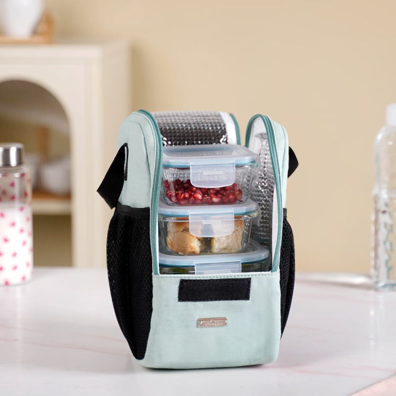 Yummy Food Insulated Lunch Bag Mint