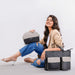 Multifunctional Tote & Sling Travel Bags Set Of 4 Black