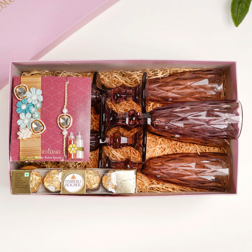 Send rakhi hampers to sister in Ahmedabad. Personalized photo gifts.