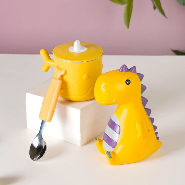 Yellow Dino Rakhi Hamper For Kids Set Of 6