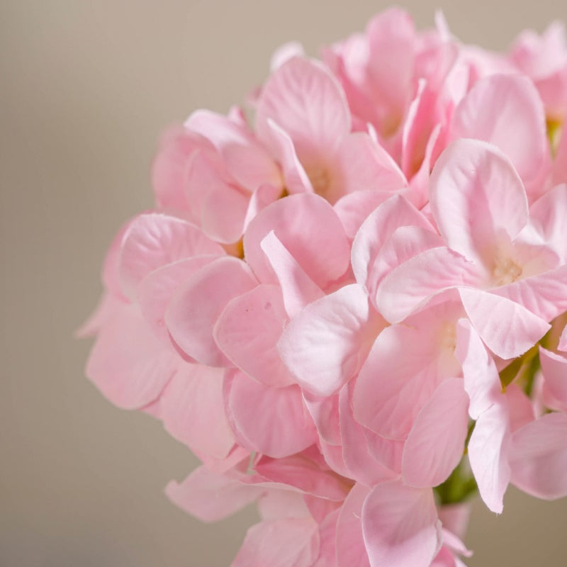 Artificial Hydrangea Pink- Artificial flower, faux flower, flower for vase, decorative flowers, artificial plants, fake flowers