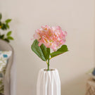 Faux Hydrangea Flower Pink