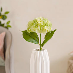 Faux Hydrangea Flower Green- Faux Hydrangea Flower, Green Artificial Flower, Decorative Hydrangea, Green Faux Flower, Hydrangea Decor