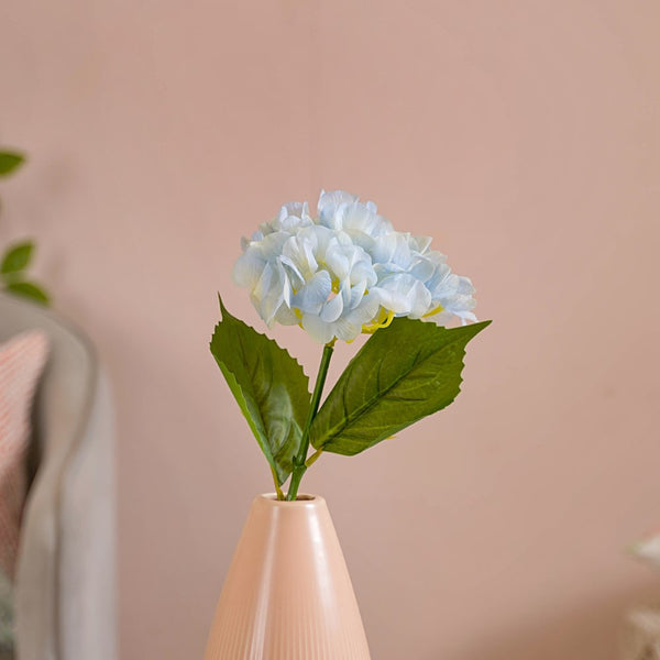 Faux Hydrangea Flower Blue