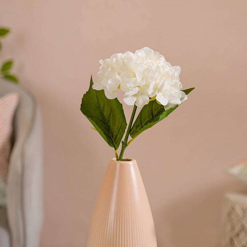 Faux Hydrangea Flower White- Faux Hydrangea Flower, Artificial Hydrangea, Decorative Hydrangea, Faux Floral Arrangement