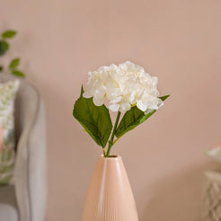 Faux Hydrangea Flower White- Faux Hydrangea Flower, Artificial Hydrangea, Decorative Hydrangea, Faux Floral Arrangement