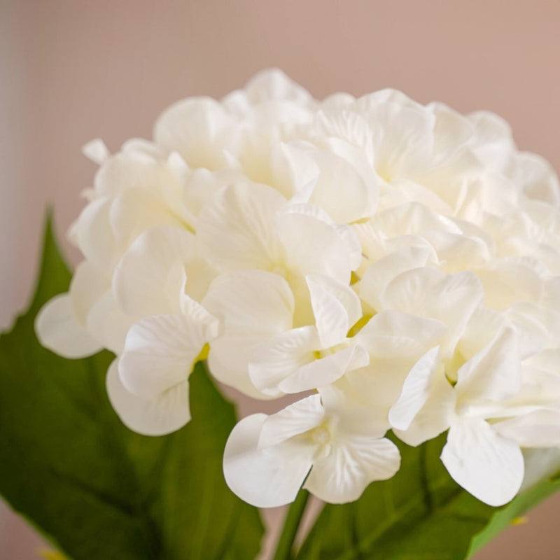 Faux Hydrangea Flower White- Faux Hydrangea Flower, Artificial Hydrangea, Decorative Hydrangea, Faux Floral Arrangement