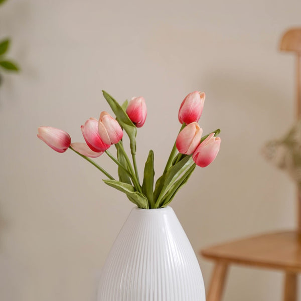 Tulip Flower Pink Set Of 9