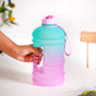 AquaBurst Leakproof Water Bottle Ombre Pink Mint Green 2400ml