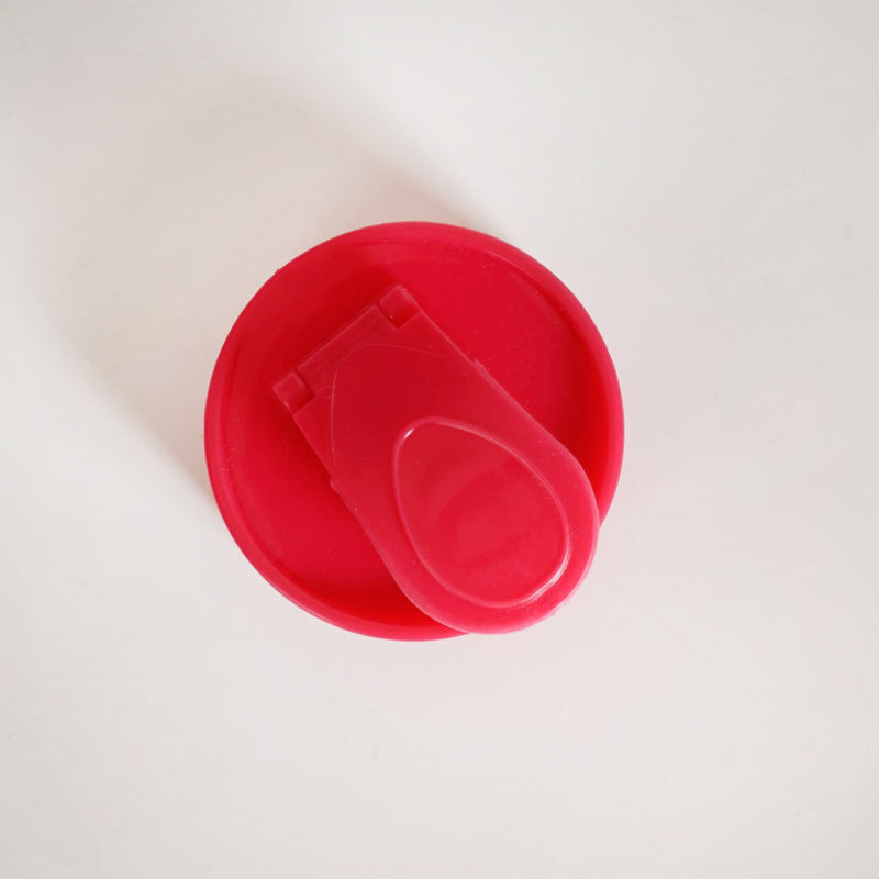 AquaBurst Water Bottle With Motivational Markers Ombre Purple Red 2400ml